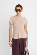 T-shirt Miss Dainty Beige