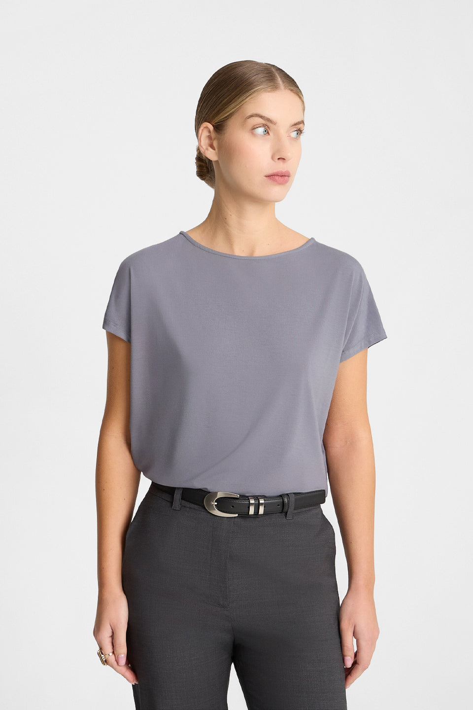 T-shirt Miss Femi Grey