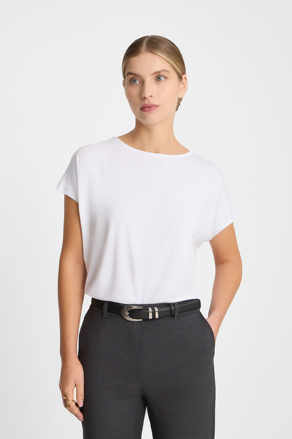 T-shirt Miss Femi White