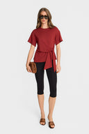 T-shirt Miss Gwyneth Red Brown