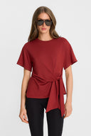 T-shirt Miss Gwyneth Red Brown