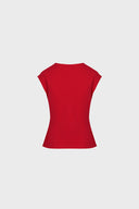 T-shirt Miss Tangled Red