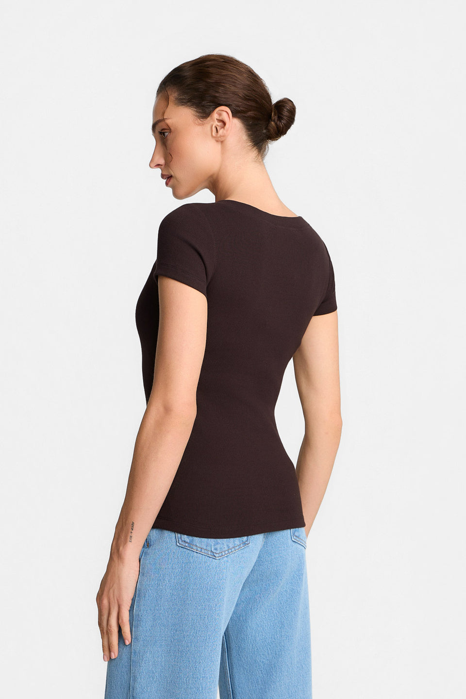 T-shirt Miss Womanly Dark Chocolate