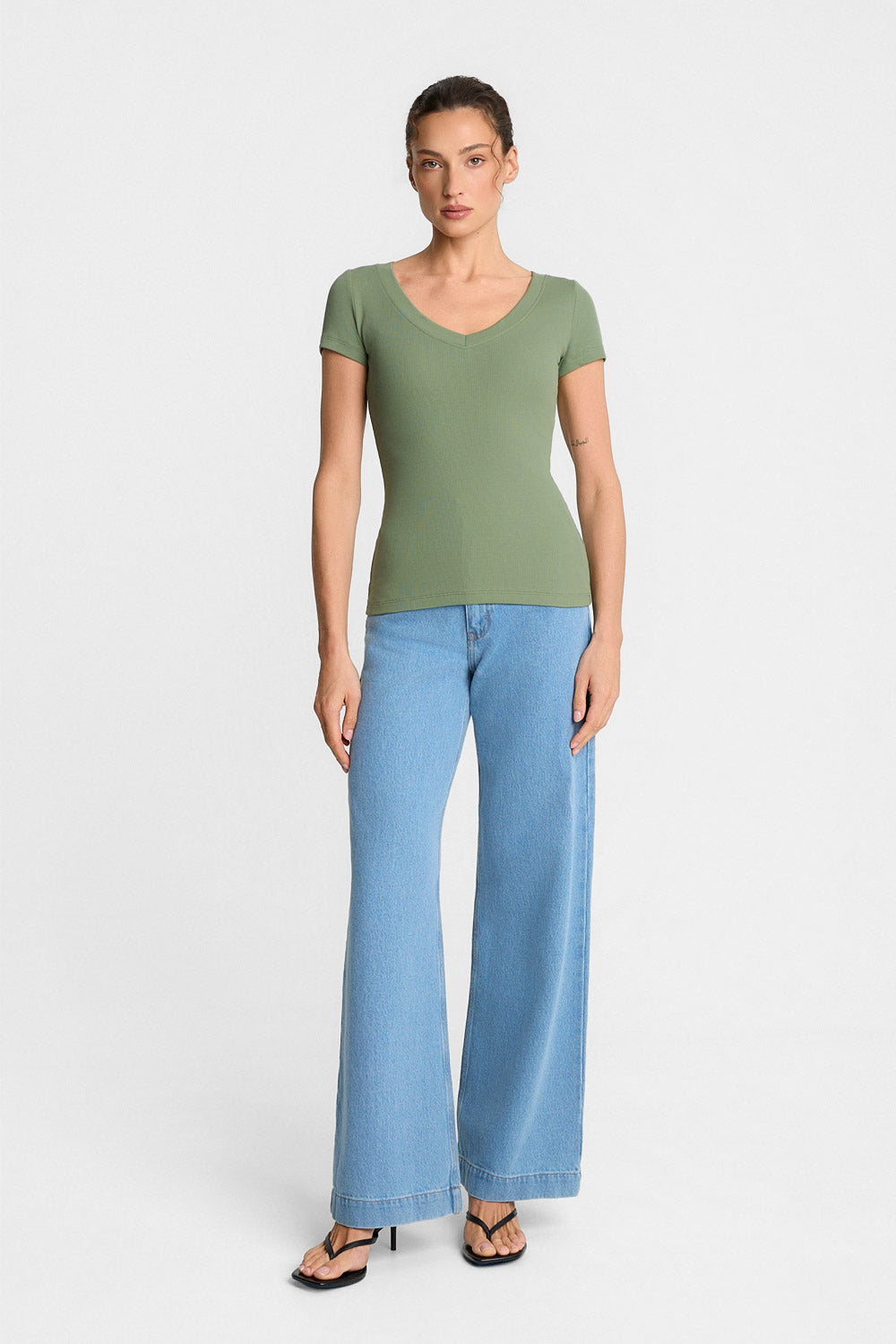 T-shirt Miss Womanly Green