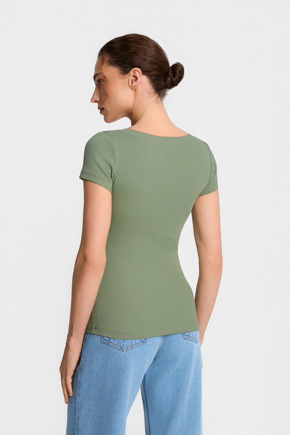 T-shirt Miss Womanly Green