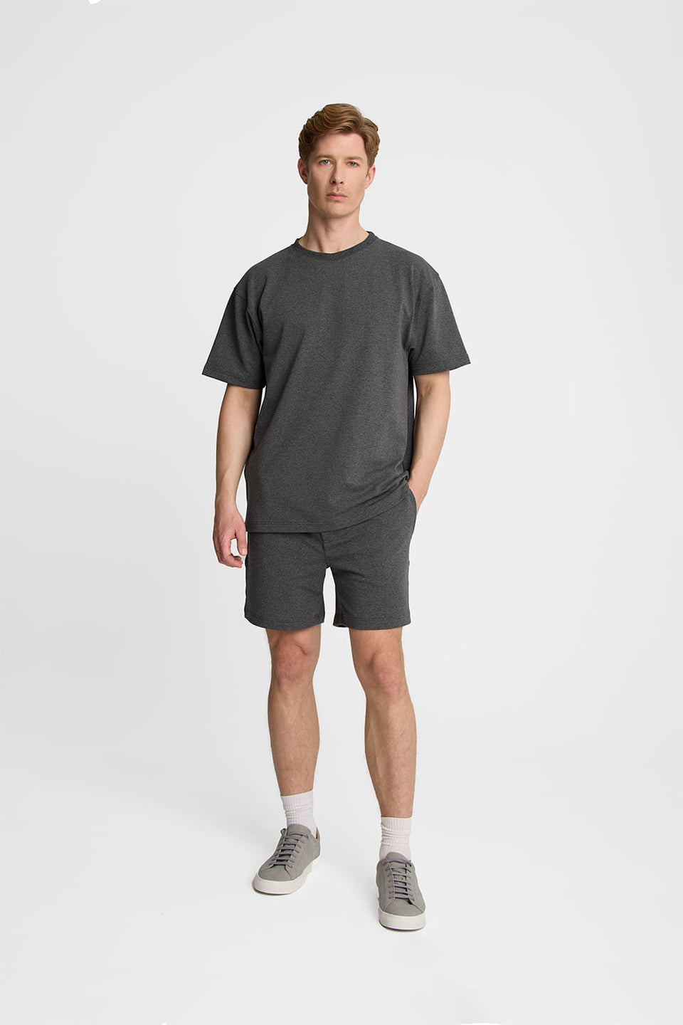 T-shirt Mr Edge Melange Grey