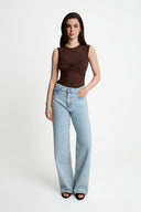Top Miss Draped Chocolate
