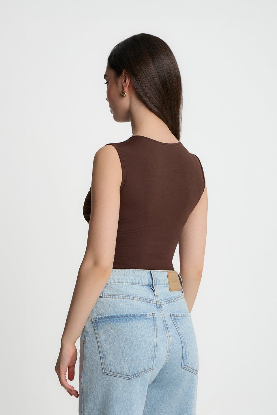 Top Miss Draped Chocolate
