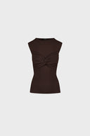Top Miss Draped Chocolate