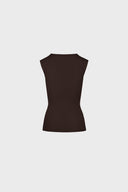 Top Miss Draped Chocolate
