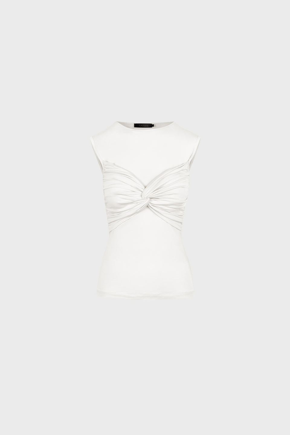 Top Miss Draped Off White