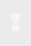 Top Miss Draped Off White