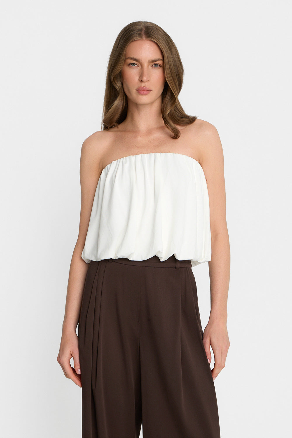 Top Miss Luna Off White