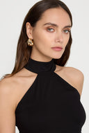 Miss Poised Top in Black