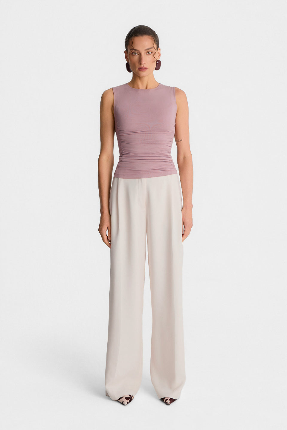 Top Miss Shapely Dusty Pink