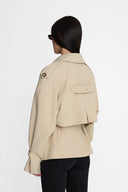 Miss Rene Beige Trench Coat