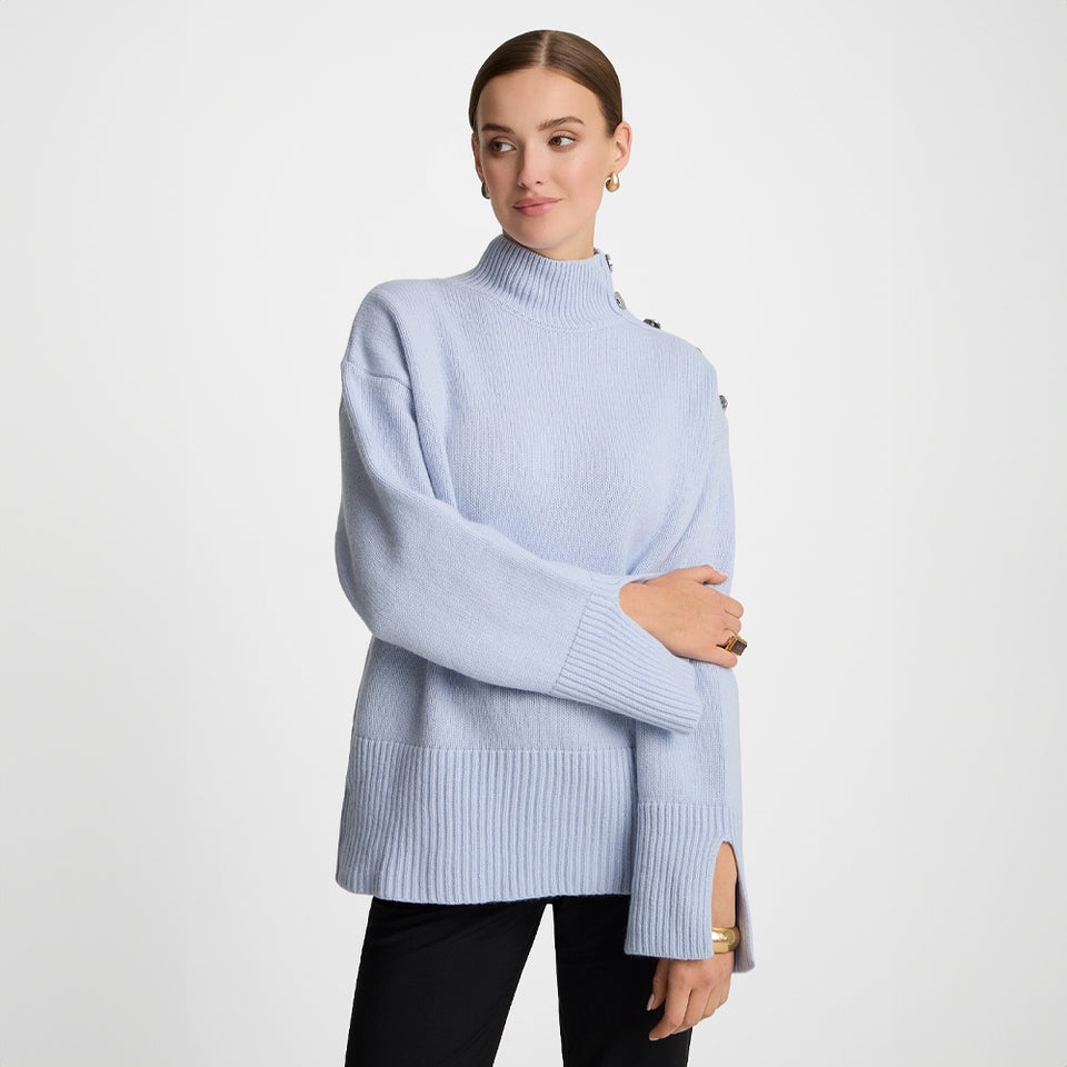 Golf Miss Buttoned Light Blue